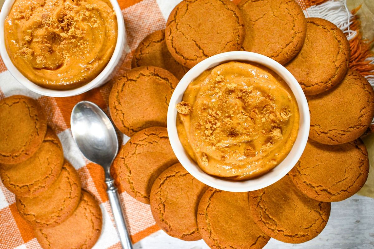 Pumpkin Dip overhead view.