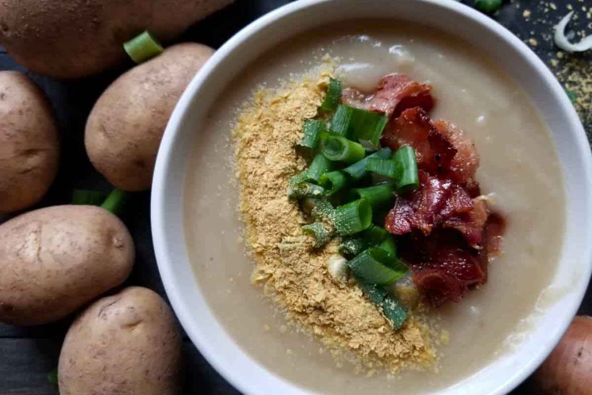 Potato Soup close up look.