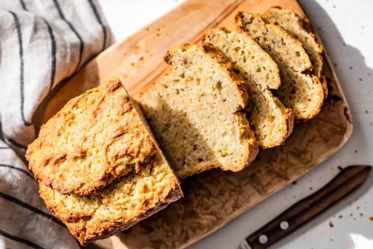 Banana Bread overhead view.