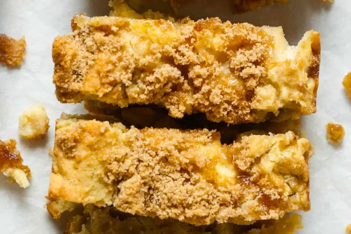 Apple Cinnamon Bread close up look.