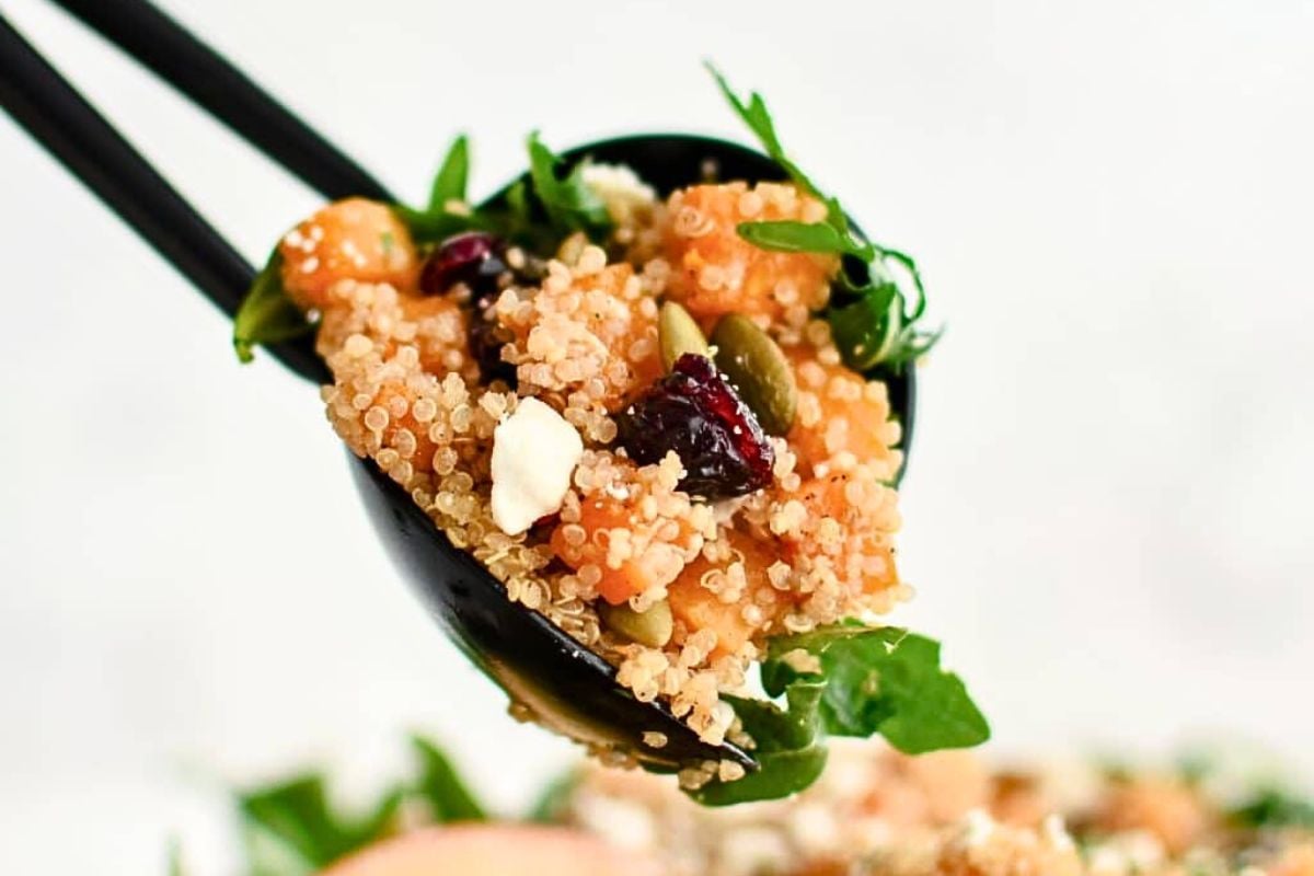 Butternut Squash Salad close up look.