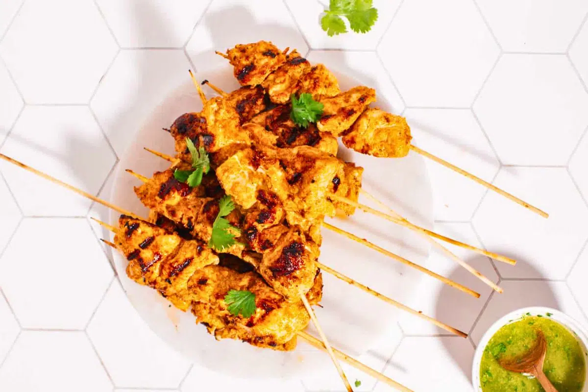 Chicken Tikka overhead view.