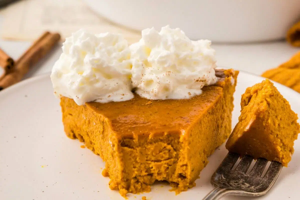 Crustless Pumpkin Pie