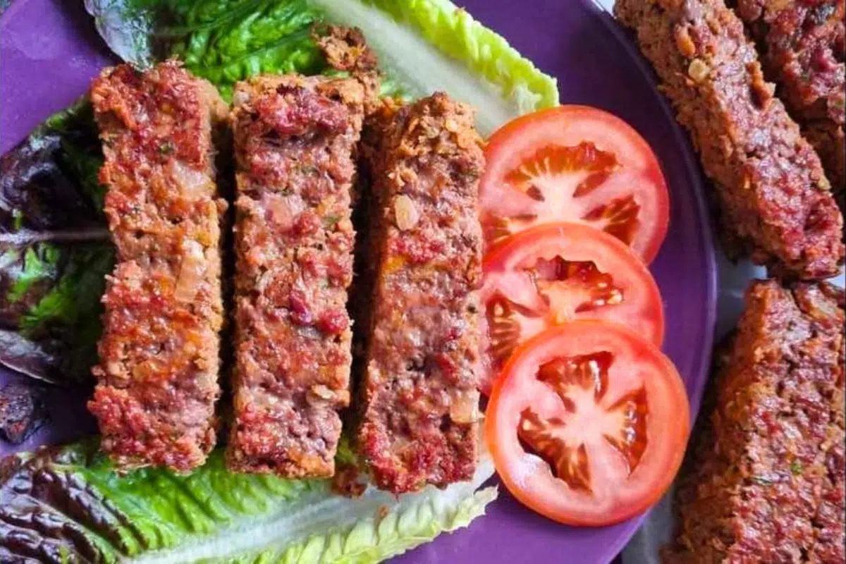 Liver Loaf close up look.