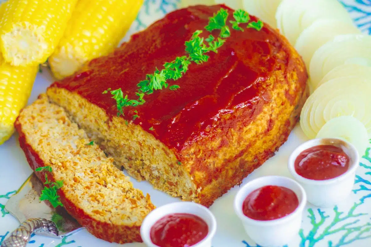 Meatloaf close up look.