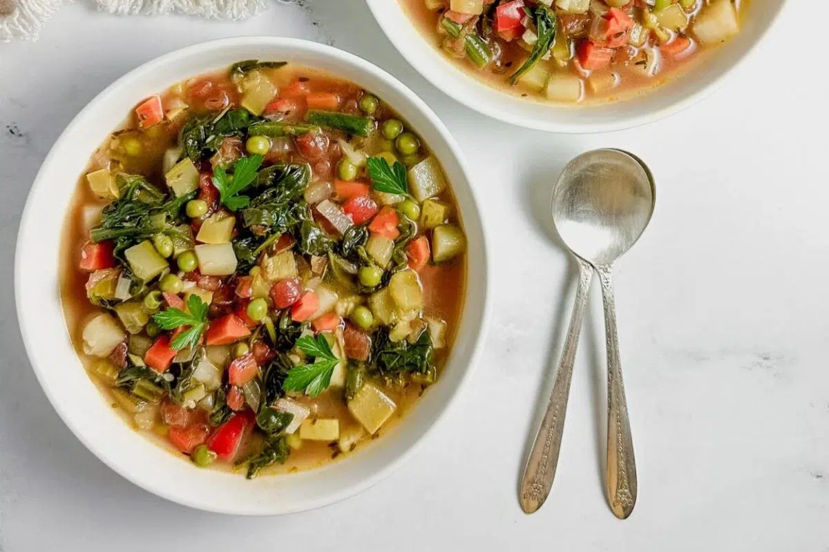 Vegetable Stew served in a bowl.