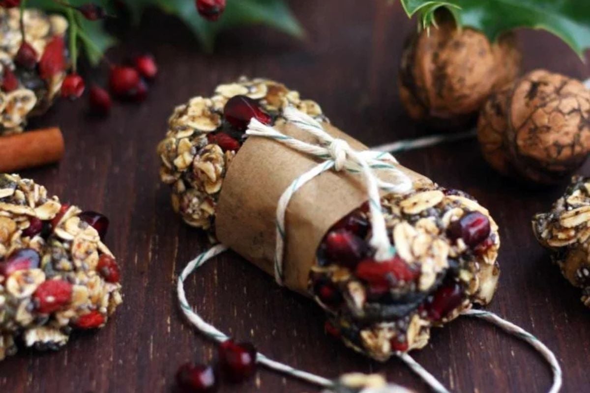 No Bake Granola Bars close up look.