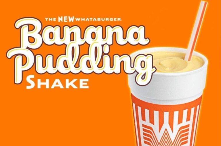 Whataburger Introduces a Limited-Time Banana Pudding Shake